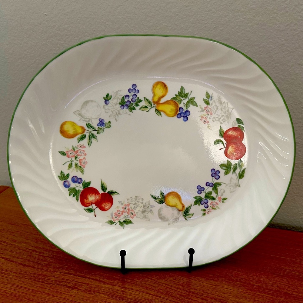 Like New - Corelle Chutney Pattern Serving Platter - 12” X 10” - Picture 1 of 6